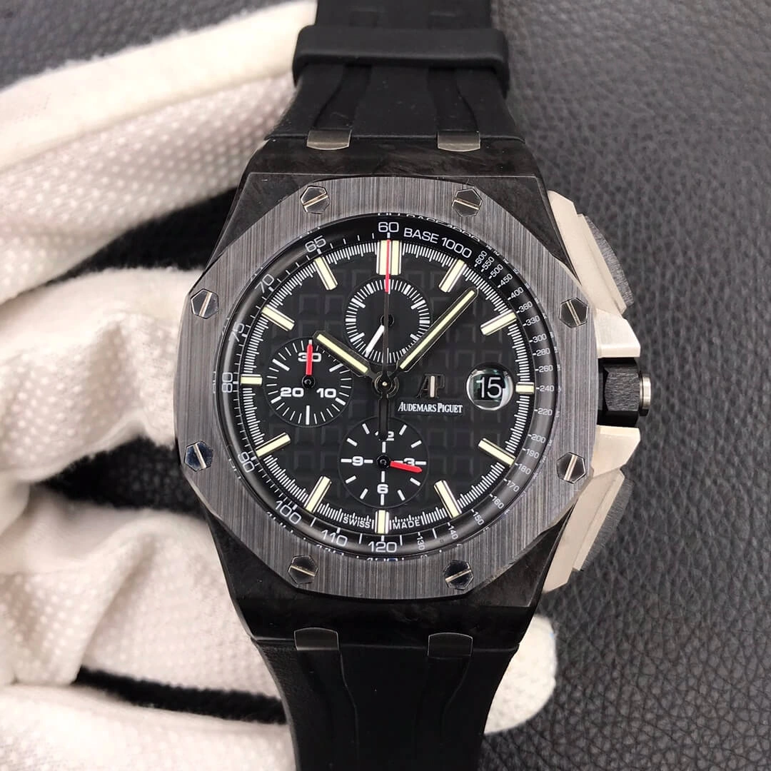 Audemars Piguet Royal Oak Offshore 26405CE.OO.A002CA.01 JF Factory 1:1 Best Edition Replica Watch V2 Black Strap